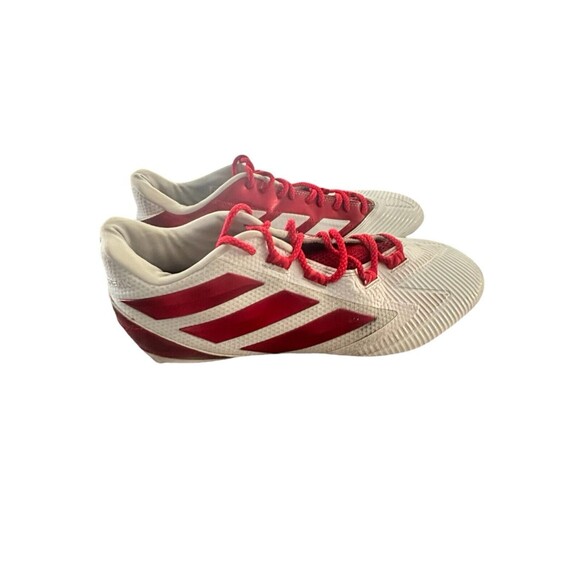 Adidas Mens Size 13 Freak Carbon Football Athletic Cleats White Red Durable - Picture 1 of 6